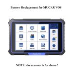 Battery Replacement for MUCAR VO8 Scanner
